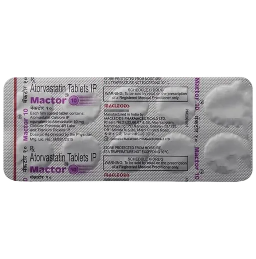 mactor 10mg tablet 10's